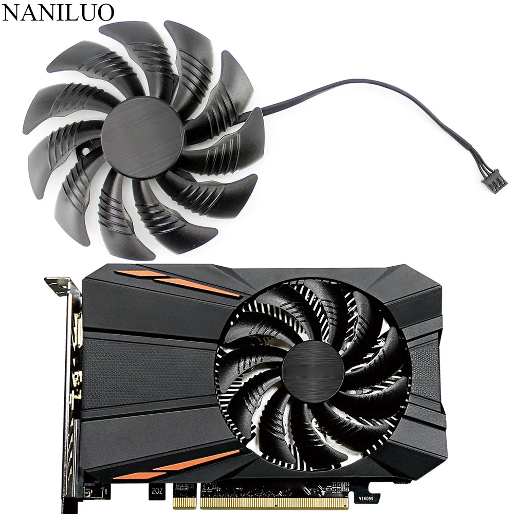 T129215SU 88MM PLD09210S12HH Replace For Gigabyte Geforce GTX 1050 Ti fan For AMD RX550 RX 560 Fan Mini ITX G1 Radeon Gaming Fan