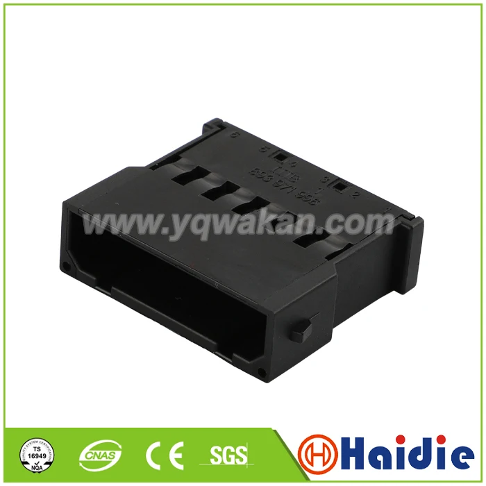 

Free shipping 5sets VW 6pin car electrical auto connector 2.8mm male housing Black unsealed connector 893971996