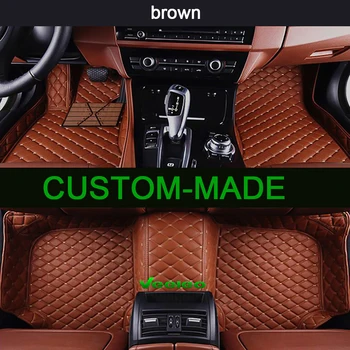 

Veeleo 6 Colors Car Floor Mats for Fiat Freemont 7 Seats 2012-2016 Full Set All Weather Waterproof Anti-slip Car Mats 3D Carpets
