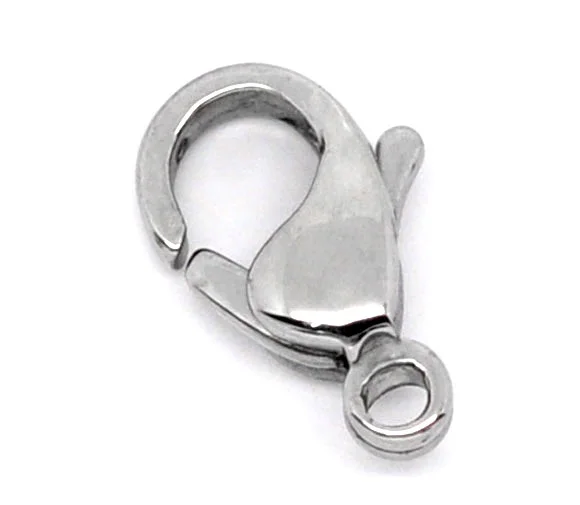 Застежка лобстер из нержавеющей стали 10 шт. Подходящая цепь|steel claw|steel bathtubbracelet tray |