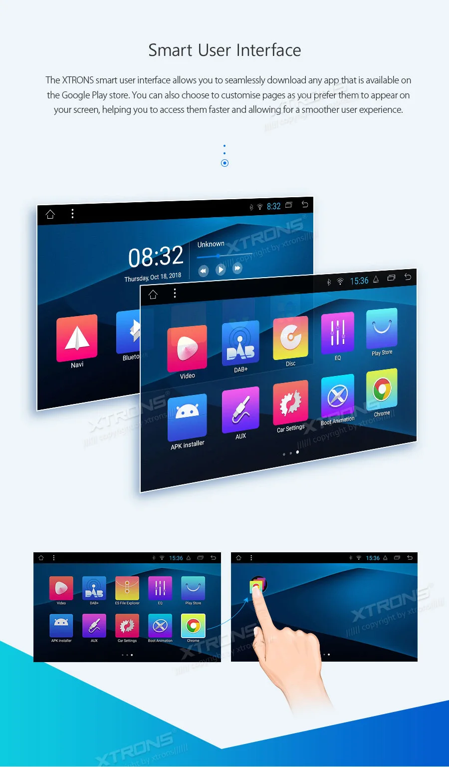 Best 7" Android 8.1 Oreo OS Car DVD Multimedia Navigation GPS Radio for Mazda 3 2004-2009 with Split Screen Function Support 5