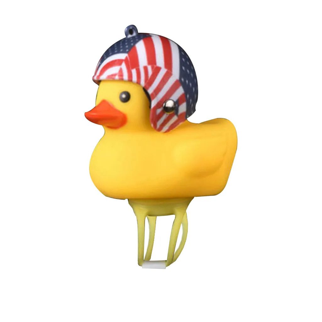 Flash Deal Cartoon Duck Head Light Shining Duck Bicycle Bells Handlebar Bicycle Accessories  Bike Bell Horn Sound Alarm Bicycle Bell Rings 14