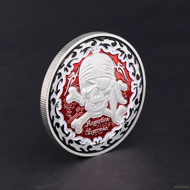 2018 памятная монета знаменитый пират Огастин Герман коллекция художественные подарки сувенир нетекущая монета