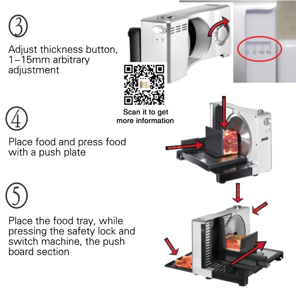 Slicers for meat fruit and vegetable,cutting machine  5
