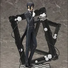 25 см Black Butler Себастьян Михаэлис ARTFX J Brinquedos модель коллекции Игрушечные лошадки куклы аниме мультфильм Рождественский подарок Электронные Игрушки для мальчиков