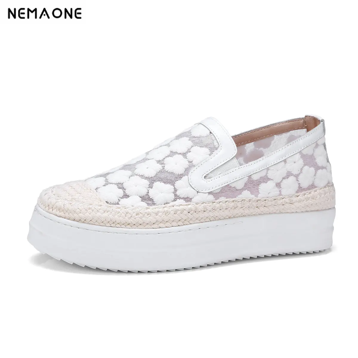 platform shoes with flowers