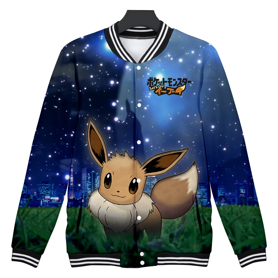 

Pokemon Pikachu 3D Printed Jacket Coat Men Women Fashion Harajuku Kawaii Sweatshirt Unisex Moletom Streetwear Jackets Clothes