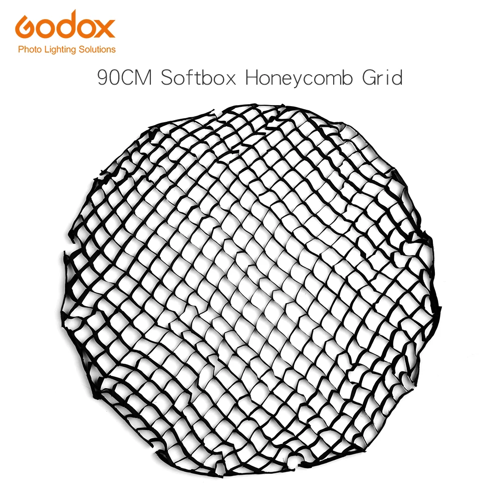 Godox Портативный P90L P90H 90 см 16 стержень глубокий параболический соты Softbox Сетки