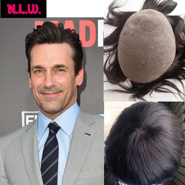 100 Indian virgin human hair 10A toupee for men with SOFT THIN Super Swiss lace, 10" x 8