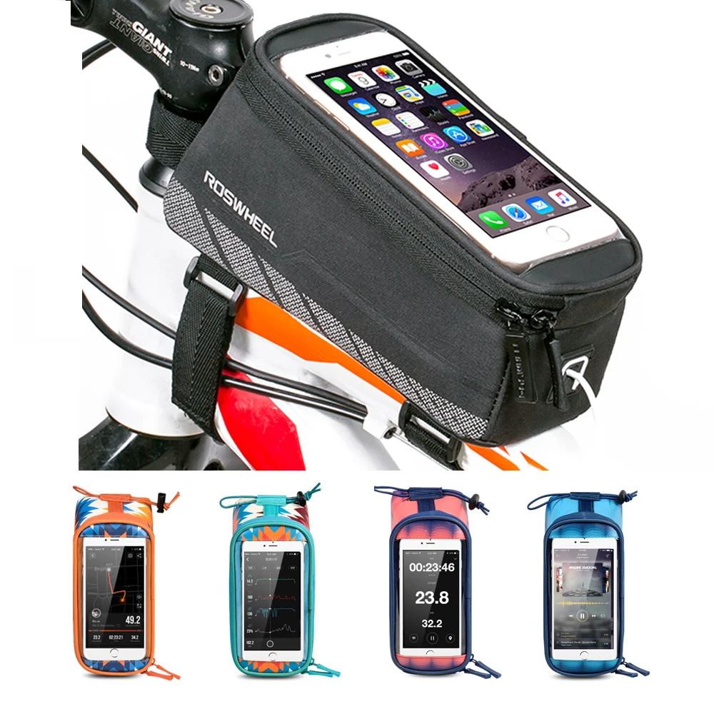 Flash Deal NEW Roswheel Bicycle Bags Frame Front Head Top Tube Waterproof Bike Bags&Double IPouch Cycling For 5.5-6.2 in Cell Phone Touch 0 Flash Deal NEW Roswheel Bicycle Bags Frame Front Head Top Tube Waterproof Bike Bags&Double IPouch Cycling For 5.5-6.2 in Cell Phone Touch 0