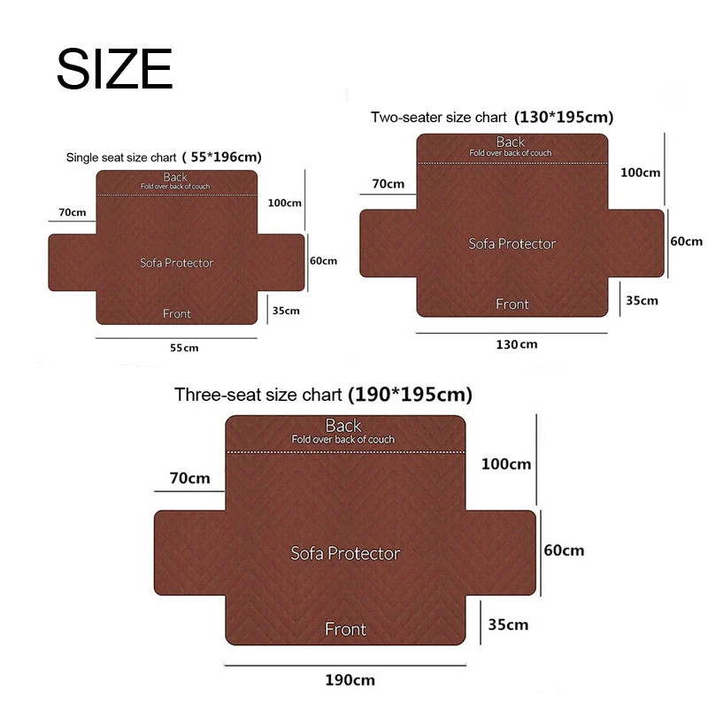 Однотонная стеганая диванных чехлов для собак домашних животных для малышей противоскользящие диван кресло-кровать чехлов кресло, мебель протектор 1/2/3 местный