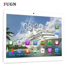 Fugn 10 дюймов 1920×1080 4 г LTE 3 г 2SIM телефонных звонков Планшеты PC Octa Core Bluetooth WI-FI Android 4 ГБ + 64 ГБ дети Портативный Нетбуки