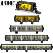 Slim Led Light Bar Work Light For 12V 24V Car Motorcycle Tractor Boat Off Road 4WD 4x4 Truck SUV ATV Driving Bar Offroad Lights weketory 4 36 inch led bar led light bar for car tractor boat offroad off road 4wd 4x4 truck suv atv driving 12v 24v