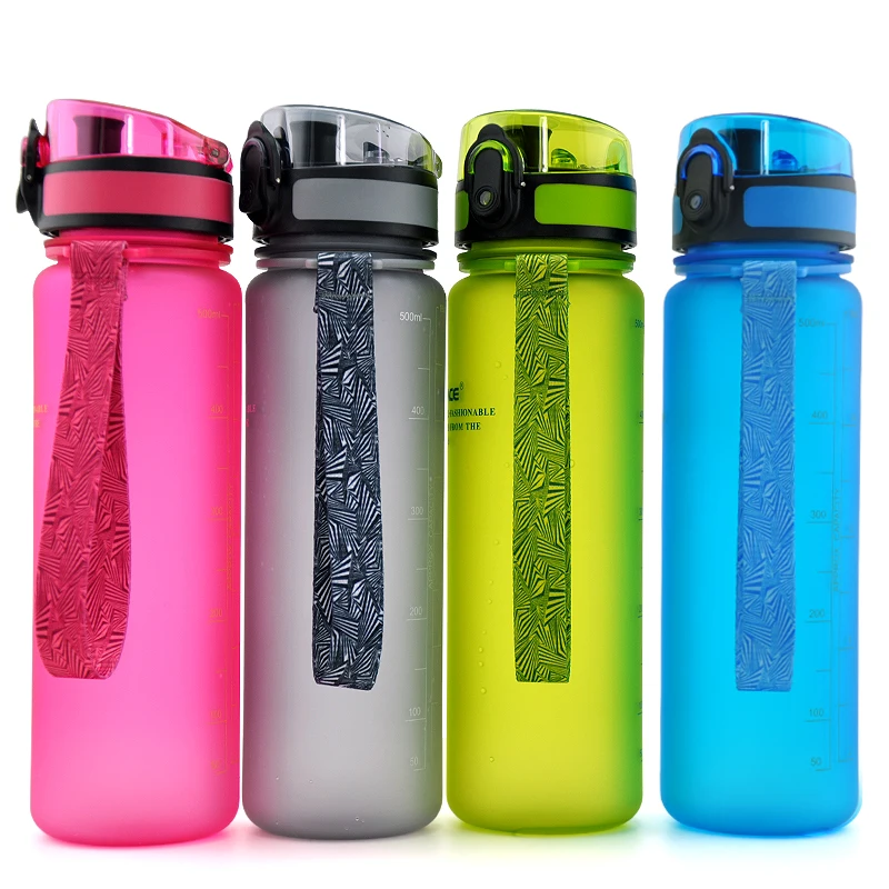 Bpa Free Water Bottles 500ML Water Bottles Original Bpa Free Fashion Scrub Portable Space