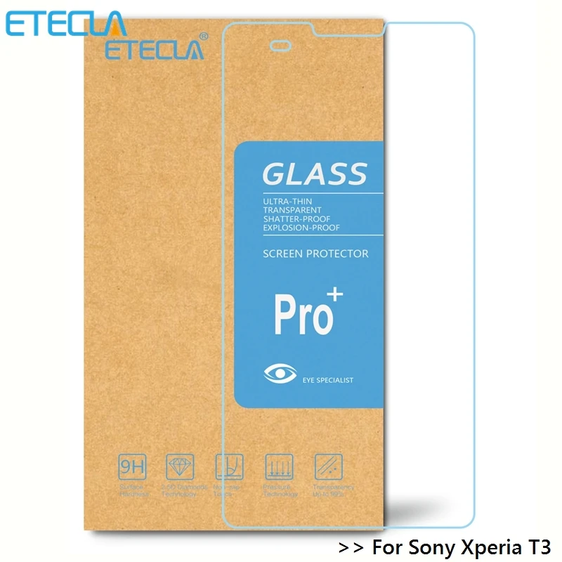 3Pcs For Sony Xperia T3 Tempered Glass On Soni Experia M50W Screen Protector D5103 D5102 D5106 | Мобильные телефоны и
