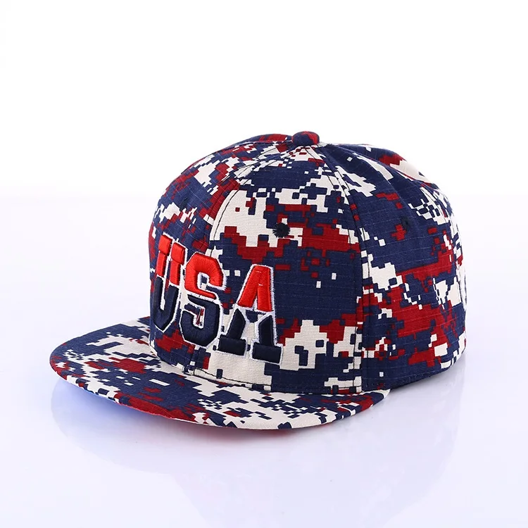 usa flat bill hats