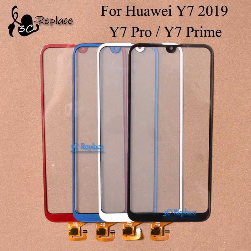 100% протестированный черный для Huawei Y7 Pro 2019 / Prime сенсорный экран дигитайзер