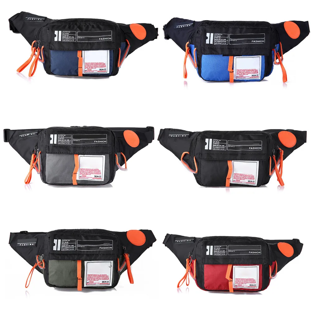 

Men's Waist Pack Casual Travel Bicycle Bag Female Belt New Nylon Waterproof Waist Chest Handbag Unisex Fanny Pack Storage Bags