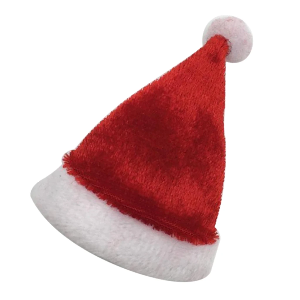 2pcs 1/6 Christmas Hat Santa Cap for 12'' Phicen/Kumik/CY Girls Male/Female Body