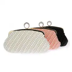 Горячая распродажа; женская обувь изысканный сплошной вечерняя сумочка; BS010 великолепные светская жемчуг косметичка высокое качество