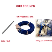 Best Offers Professional aftermarket airless sprayer parts 20m high pressure hose 50cm extend pole spray gun with 517 tip painting set Best Offers Professional aftermarket airless sprayer parts 20m high pressure hose 50cm extend pole spray gun with 517 tip painting set