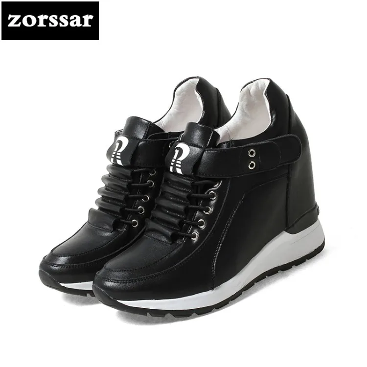 

{Zorssar} Fashion Leisure Women sneakers Shoes 2018 New Womens Wedges Height Increasing Casual shoes Ladies Platform Shoes