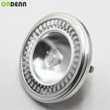 2 шт./лот AR111 диммируемая Светодиодная лампа 15 Вт G53 осветительная лампочка Коб ES111 Светодиодный прожектор AC110V 220V теплый белый холодный белый