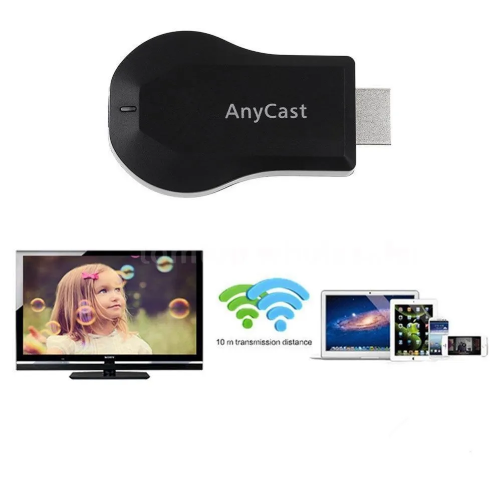 Anycast m2 Plus для Miracast беспроводной 1080p HDMI ТВ-карта адаптер Wifi Дисплей приемник ключ для ПК телефон