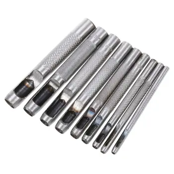 

PPYY NEW - Leather Belt Gasket Hollow Hole Punch/ Cutter Tool (9 Pieces)