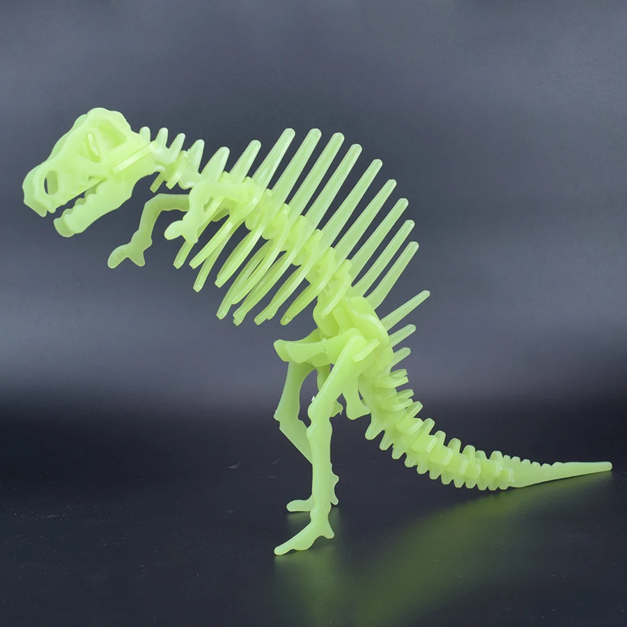 3D светящаяся модель динозавра головоломка игрушки для детей забавные