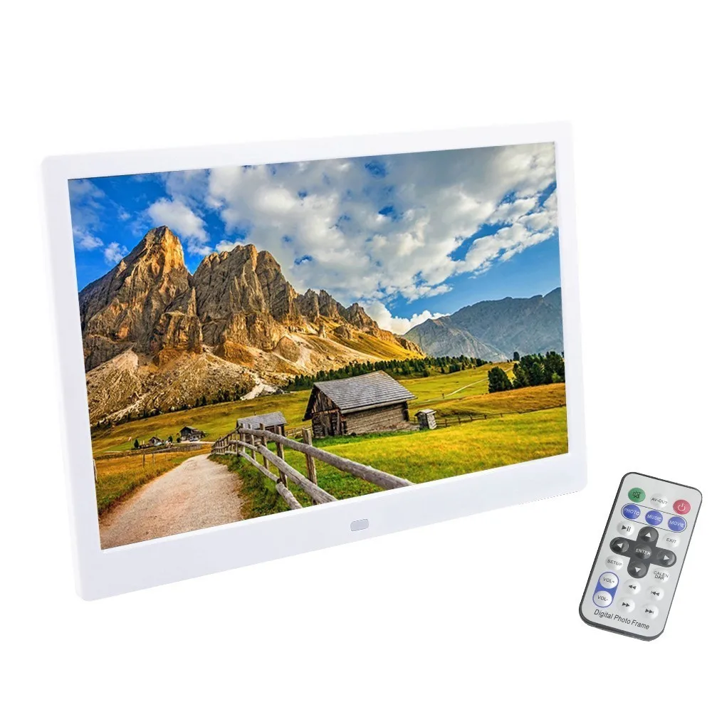 

Liedao 12 Inch Digital Photo Frame HD 1280*800 Electronic Album Music Video Full Function Good Gift For Friends Or Family
