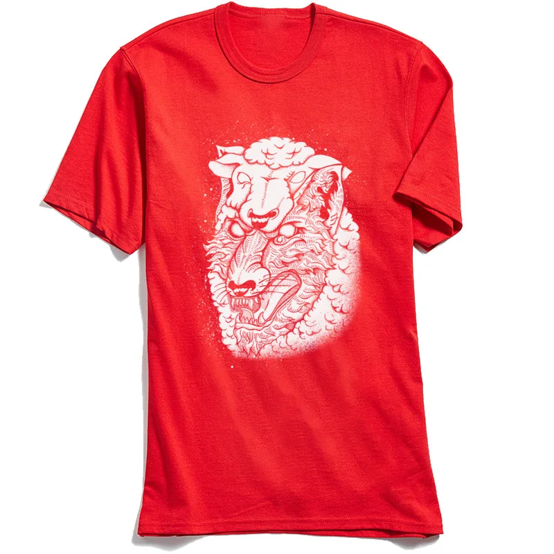  Men Top T-shirts The disguise comfortable Tops Shirts 100% Cotton Crewneck Short Sleeve Printing Tee Shirts Summer Fall The disguise red