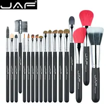 Jaf 18 Pcs Make Up Sikat Set Natural Super Lembut Merah Bulu Kambing dan Kuda Horse Hair Studio Kecantikan Artis kuas Makeup J1813AY-B(China)