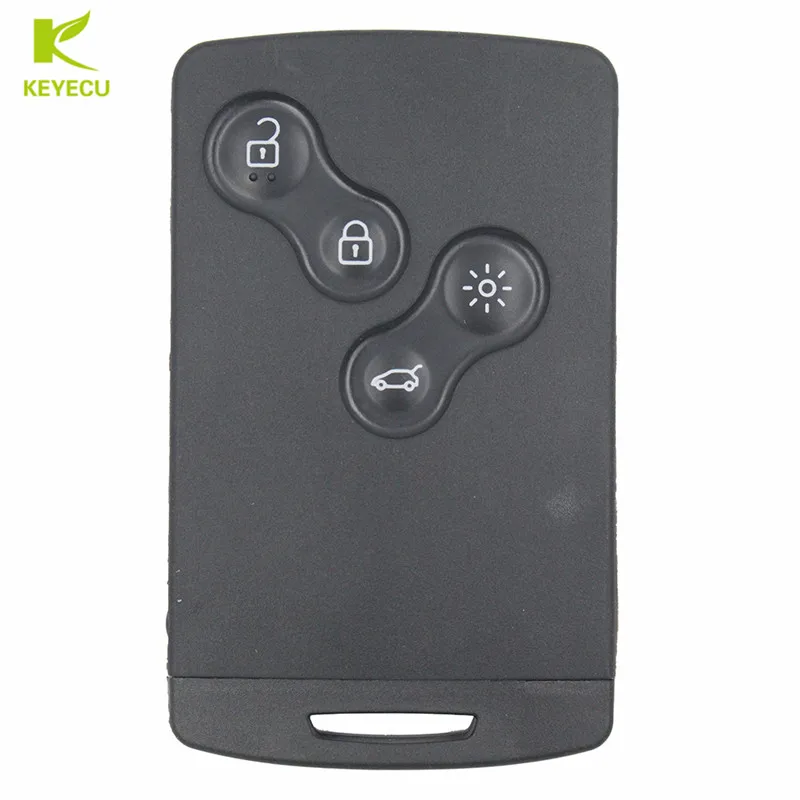 Car Remote Key KEYECU Replacement Non-handsfree Remote Key Fob 433MHZ PCF7953M/4A Chip for Renault Clio IV Captur 2013-