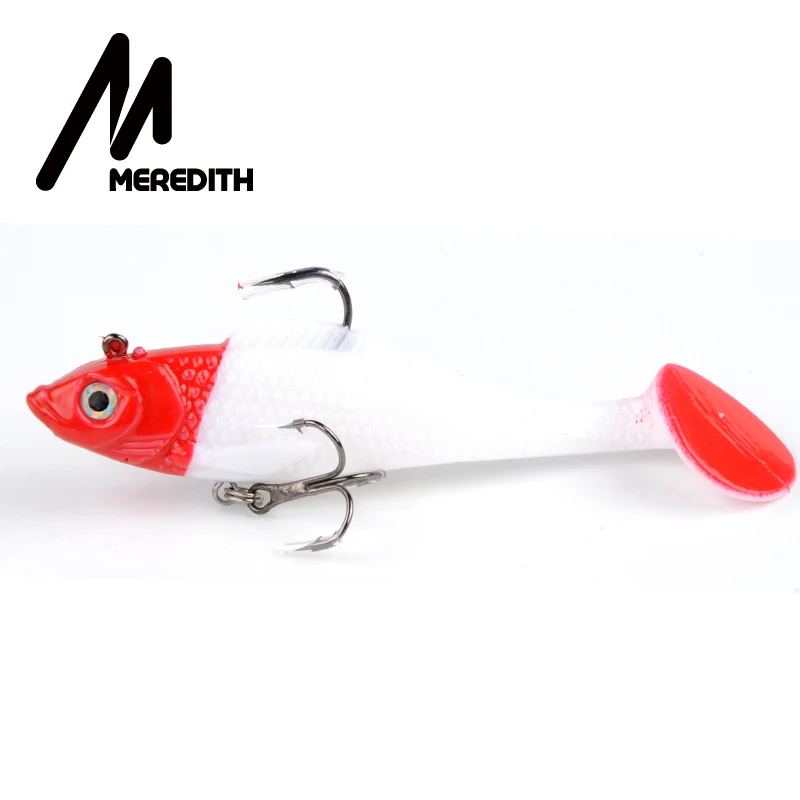 Meredith fishing 3 шт. 18 г 10 см длинный хвост рыболовные снасти мягкие приманки воблеры мягкие свинцовые рыболовные приманки светящаяся JXJ01-10