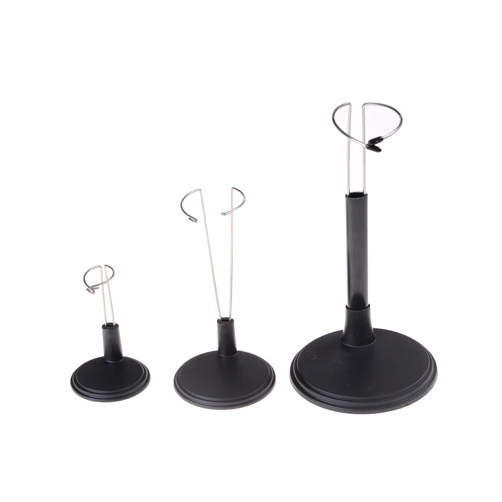 

1PCS Adjustable High Quality Scale C-Type Display Doll/Bear Stand Holder fit 12" Action Figures Black New Arrival 5 Szies