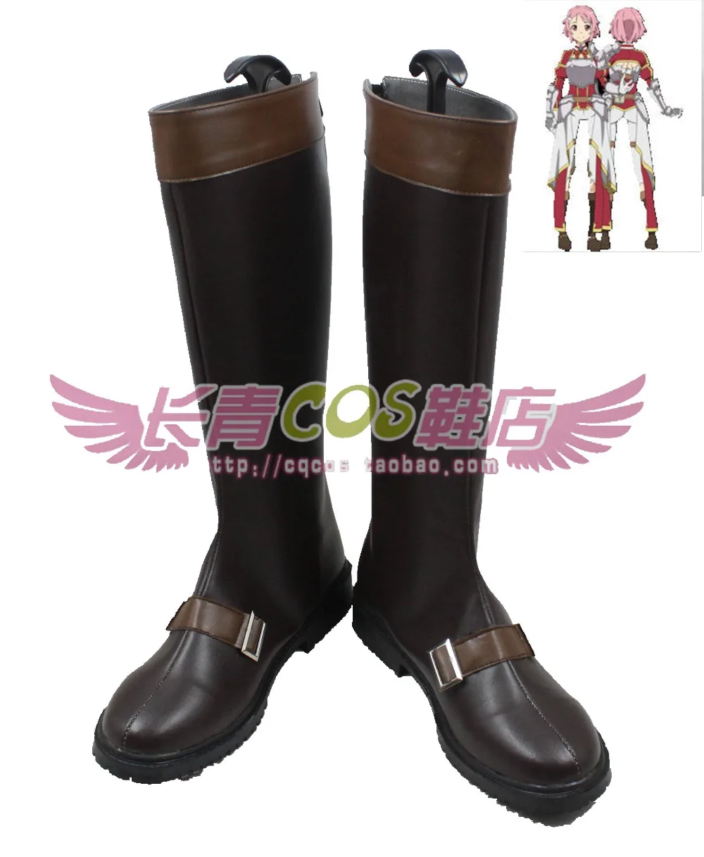 Sword Art Online 2 botas altas para Cosplay, zapatos para personalizar  cualquier tamaño, Lisbeth, lizbet, Rika, Shinozaki, 2928|custom size|custom  bootscustom cosplay - AliExpress