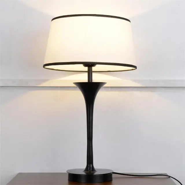 Moderne Wohnzimmer Tischleuchten Weißen Tuch Schatten Schlafzimmer ... Moderne Wohnzimmer Tischleuchten Weißen Tuch Schatten Schlafzimmer ...