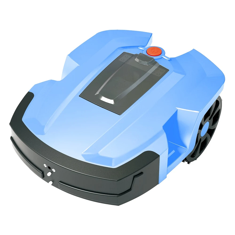 

Smart Robot Lawn Mower Free Shipping Waterproof Automatic Robotic Mowers With Remote Control Lawn Mower + 2 Batteries + 4 Blades