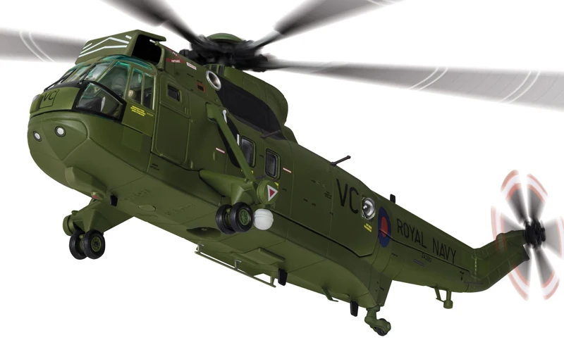 

Corgi 1/72 British Navy The sea king helicopter Falklands War AA33421 Alloy collection model Holiday gift