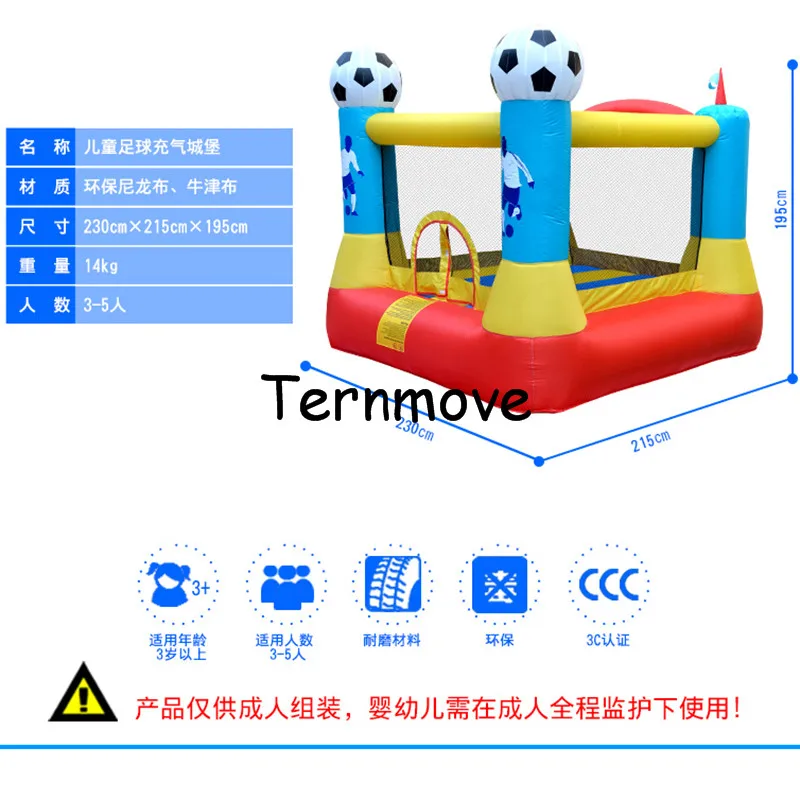 Надувные футбольные отказов дом с Воздуходувы Крытый Открытый Футбол moonwalk надувной батут прыжок-Н-горка батут джемпер