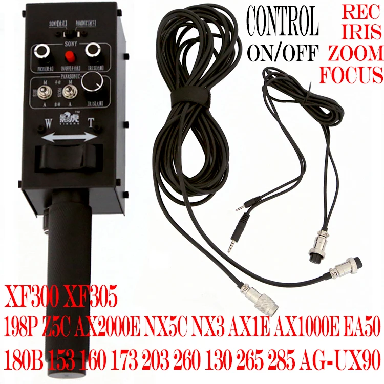 

DV Camcorder Pro Controller with iris Focus Zoom Remote Control Lanc for dv from SONY or PANASONIC for camera Jib crane Arm