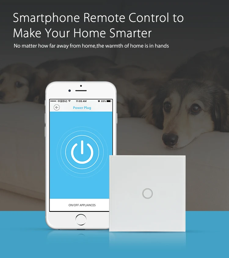 Coolcam Wi-Fi, 1/2/3Gang настенный светильник переключатель Стекло Панель сенсорный светодиодный светильник с переключатель для умного дома Поддержка Google Home Alexa и IFTTT