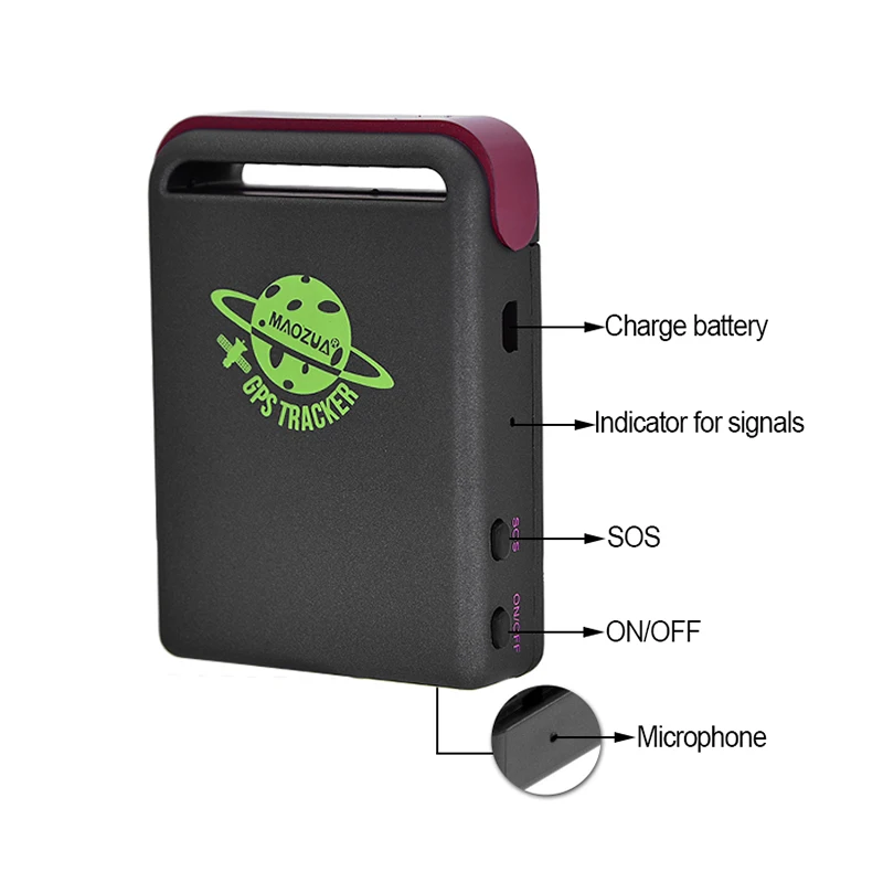 Real Time Mini Car GPS Tracker TK102 Auto Vehicle GSM GPRS Gps Locator Global Location Over Speed Alarm Tracking Device Tk102B