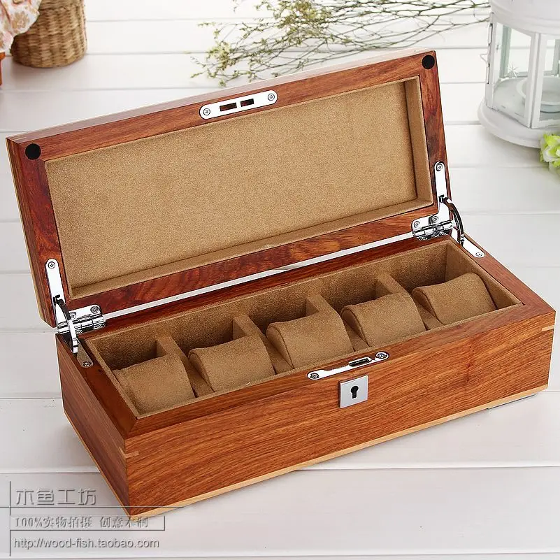 

Pure Solid Wood Rosewood Sandalwood Hedgehog Watch Box Box Wood Mechanical Watch Collection Box Storage Box
