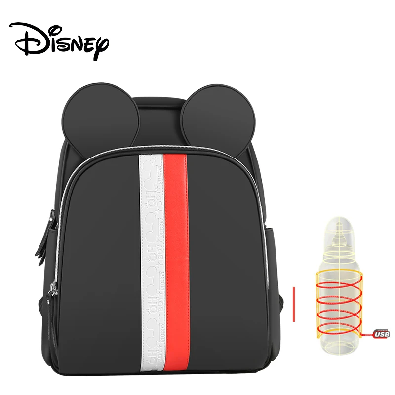 Disney бутылочки для кормления Изоляционные сумки USB Ткань Оксфорд сумка для хранения подгузников рюкзак мода водонепроницаемый большой емкости Сумки для подгузников - Цвет: 13