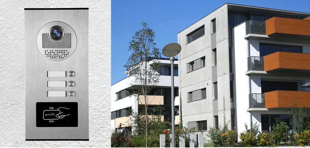 Vídeo Intercom Doorbell Câmera com 2 3