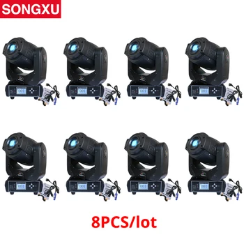 

SONGXU 8pcs/lot 90W LED Moving Head Spot Stage Lighting 6/16DMX Channel Hot Sales 90W 3 Face Prism Led Moving Light/SX-MH90