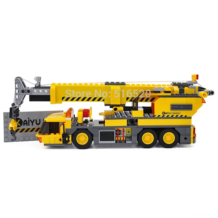  Kazi City Technic Truck Legoing Lifting Mobile Crane Building Blocks Sets Model 380pcs Educational 