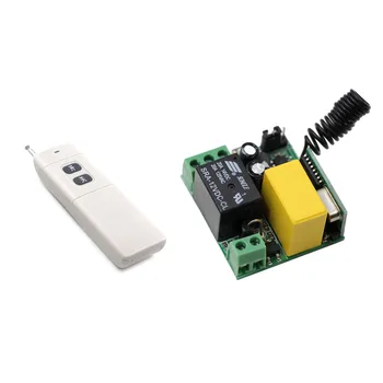 

Mini Size AC220V 1CH Relay Wireless Remote Control Switch Remote Switches System Receiver & Long Range Transmitter 315/433Mhz